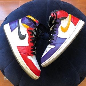 Custom Jordan 1 High “Laser" Men Sz 9.5 Chi to LA